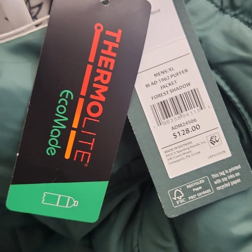 Alpine Design Green Puffer Jacket - Picture 6 of 6